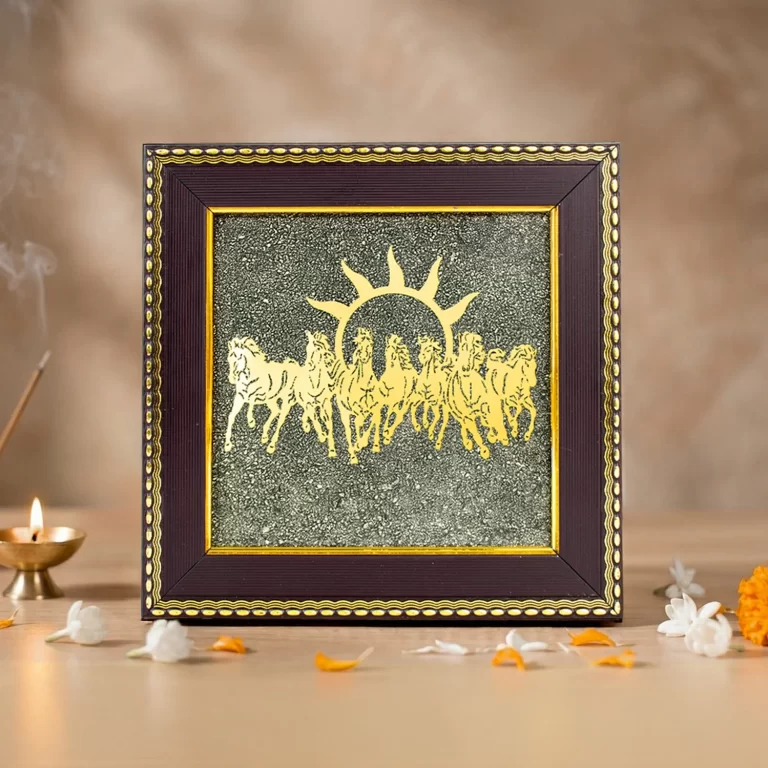 7-horses-on-raw-pyrite-frame-energised